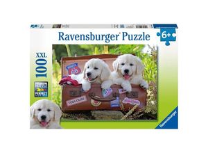 4005556105380 - Ravensburger Kinderpuzzle - 10538 Verschnaufpause - Hunde-Puzzle für Kinder ab 6 Jahren mit 100 Teilen im XXL-Format