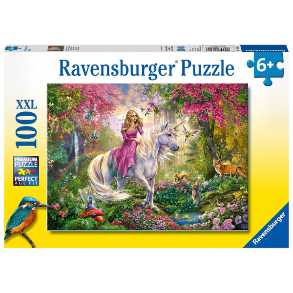 4005556106417 - Ravensburger Kinderpuzzle - 10641 Magischer Ausritt - Fantasy-Puzzle für Kinder ab 6 Jahren mit 100 Teilen im XXL-Format