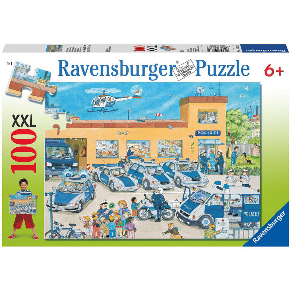 4005556108671 - Ravensburger Puzzle Polizeirevier 100-teilig