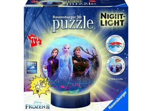 4005556111411 - Ravensburger 3D Puzzle 11141 - Nachtlicht Puzzle-Ball Disney Frozen 2 - 72 Teile