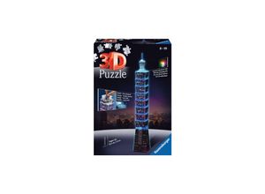 4005556111497 - Ravensburger Puzzle - Ravensburger 3D Puzzle Taipei 101 bei Nacht 11149 - leuchtet im Dunkeln