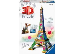 4005556111831 - Ravensburger Puzzle - Ravensburger 3D Puzzle 11183 - Eiffelturm Love Edition - 216 Teile - Das Wahrzeichen aus der Stadt der Liebe zum selber Puzzeln