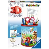 4005556112555 - Ravensburger 3D Puzzle Utensilo Super Mario 11255 - 54 Teile - Stiftehalter für Super Mario Fans ab 6 Jahren