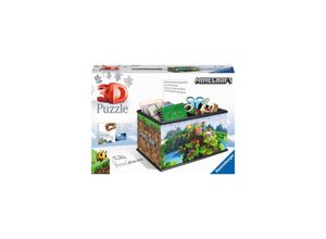 4005556112869 - 3D-Puzzle AUFBEWAHRUNGSBOX MINECRAFT 216-teilig