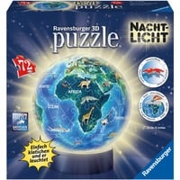 4005556118441 - 2in1 Nachtlicht & puzzleball® Ø13 cm 72 Teile  Erde