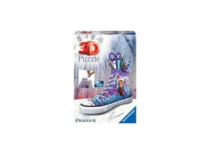 4005556121212 - Ravensburger 3D Puzzle 12121 Sneaker Disney Frozen 2 - Praktischer Stiftehalter - 108 Teile - Schreibtisch-Organizer für Kinder ab 8 Jahren