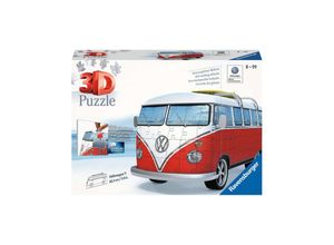 4005556125166 - Ravensburger 3D Puzzle 12516 - Volkswagen T1 - Surfer Edition - 162 Teile