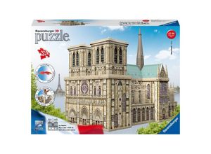 4005556125234 - Ravensburger 3D Puzzle 12523 - Cathédrale Notre-Dame de Paris - 324 Teile - Notre-Dame zum selber Puzzeln ab 10 Jahren