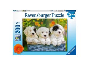 4005556127658 - Ravensburger Kinderpuzzle - 12765 Kuschelige Welpen - Hunde-Puzzle für Kinder ab 8 Jahren mit 200 Teilen im XXL-Format