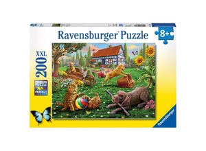 4005556128280 - Ravensburger Puzzle - Ravensburger Kinderpuzzle - 12828 Entdecker auf vier Pfoten - Katzen und Hunde-Puzzle für Kinder ab 8 Jahren mit 200 Teilen im