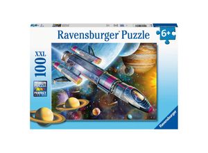 4005556129393 - Ravensburger Kinderpuzzle - 12939 Mission im Weltall - Weltraum-Puzzle für Kinder ab 6 Jahren mit 100 Teilen im XXL-Format