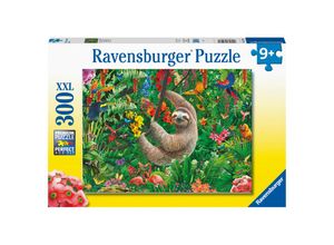 4005556132980 - Ravensburger Kinderpuzzle - Gemütliches Faultier - 300 Teile Puzzle für Kinder ab 9 Jahren