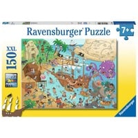 4005556133499 - Ravensburger Kinderpuzzle - 13349 Die Piratenbucht - 150 Teile Puzzle für Kinder ab 7 Jahren