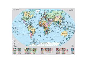 4005556156528 - Puzzle 1000 Teile 70x50 cm Basic- Politische Weltkarte