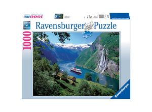 4005556158041 - Ravensburger Puzzle Norwegischer Fjord 1000 Teile