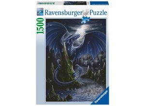 4005556171057 - Ravensburger Puzzle - Der Schwarzblaue Drache - 1500 Teile