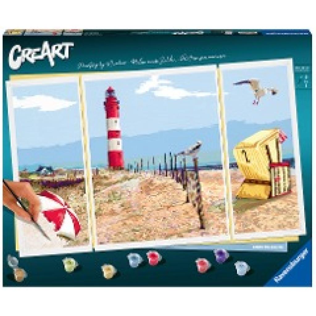 4005556202775 - Malen nach Zahlen RAVENSBURGER Creart - Beside the Seaside Malvorlagen bunt Kinder Basteln Malen Kosmetik Schmuck Made in Europe FSC schützt Wald weltweit 4005556202775 - Malen nach Zahlen RAVENSBURGER Creart - Beside the Seaside Malvorlagen bunt Kinder Basteln Malen Kosmetik Schmuck Made in Europe FSC schützt Wald weltweit
