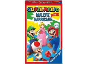 4005556205295 - Ravensburger 20529 - Super Mario Malefiz Mitbringspiel für 2-4 Spieler ab 6 Jahren kompaktes Format Reisespiel Spieleklassiker