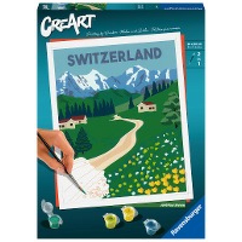 4005556235360 - Malen nach Zahlen RAVENSBURGER Jungfrau Region Malvorlagen bunt Kinder Basteln Malen Kosmetik Schmuck Made in Europe  FSC - schützt Wald weltweit