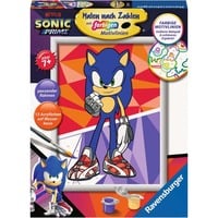 4005556236367 - Malen nach Zahlen RAVENSBURGER Netflix Sonic Prime Sonic New Yoke City Malvorlagen bunt Kinder Malen Zubehör Made in Europe  FSC - schützt Wald weltweit