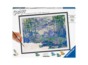 4005556236510 - Malen nach Zahlen RAVENSBURGER CreArt ART Collection Waterlilies (Monet) Malvorlagen bunt Kinder Malen Zubehör Made in Europe  FSC - schützt Wald weltweit