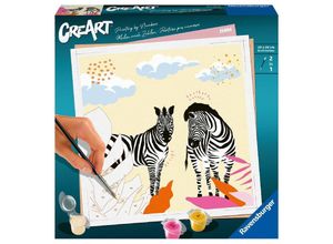 4005556236664 - Malen nach Zahlen RAVENSBURGER CreArt Zebra Malvorlagen bunt Kinder Malen Zubehör Made in Europe  FSC- schützt Wald - weltweit