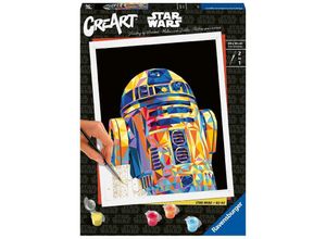 4005556237302 - Malen nach Zahlen RAVENSBURGER CreArt Star Wars - R2-D2 bunt Malvorlagen KinderB24cm H30cm Made in Europe B24cm H30cm