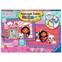 4005556237548 - Malen nach Zahlen RAVENSBURGER Gabbys Dollhouse bunt Malvorlagen KinderB22cm H32cm Made in Europe B22cm H32cm