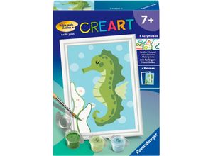 4005556239504 - Malen nach Zahlen RAVENSBURGER CreArt Fröhliches Seepferdchen bunt Malvorlagen KinderB85cm H12cm Made in Europe B85cm H12cm