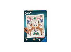 4005556258956 - CreArt - Weihnachtlicher Hirsch Malen