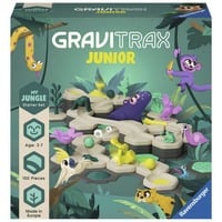 4005556274994 - Ravensburger GraviTrax Junior Starter-Set L Jungle -Erweiterbare Kugelbahn für Kinder Murmelbahn überwiegend aus nachwachsenden Rohstoffen mit Themenwelten Lernspielzeug & Konstruktionsspielzeug ab 3 Jahren