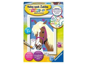 4005556276936 - Malen nach Zahlen - Jeder kann malen (Mal-Sets) Bildgröße 85 x 12 cm Ravensburger Malen nach Zahlen 27693 - Liebes Pferd - Kinder ab 7 Jahren