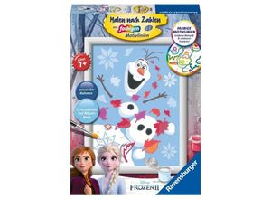 4005556284849 - Malen nach Zahlen RAVENSBURGER Disney Frozen II Fröhlicher Olaf Malvorlagen bunt Kinder Basteln Malen Kosmetik Schmuck Made in Europe FSC - schützt Wald weltweit