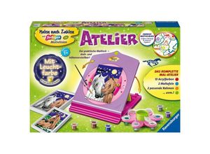 4005556285075 - Malen nach Zahlen RAVENSBURGER Atelier Pferde Malvorlagen bunt Kinder Basteln Malen Kosmetik Schmuck Made in Europe FSC - schützt Wald weltweit