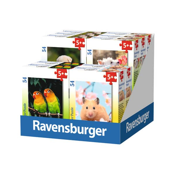 4005556735389 - Mini-Puzzle 54Teile Haustiere sortiert 4005556735389 Ravensburger