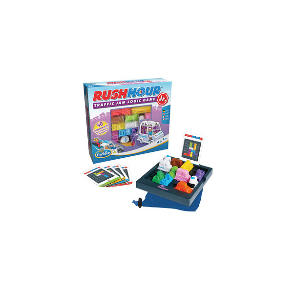 4005556764426 - ThinkFun 76442 - Rush Hour Junior - Das bekannte Logikspiel für jüngere Kinder ab 5 Jahren Das Stauspiel für Jungen und Mädchen