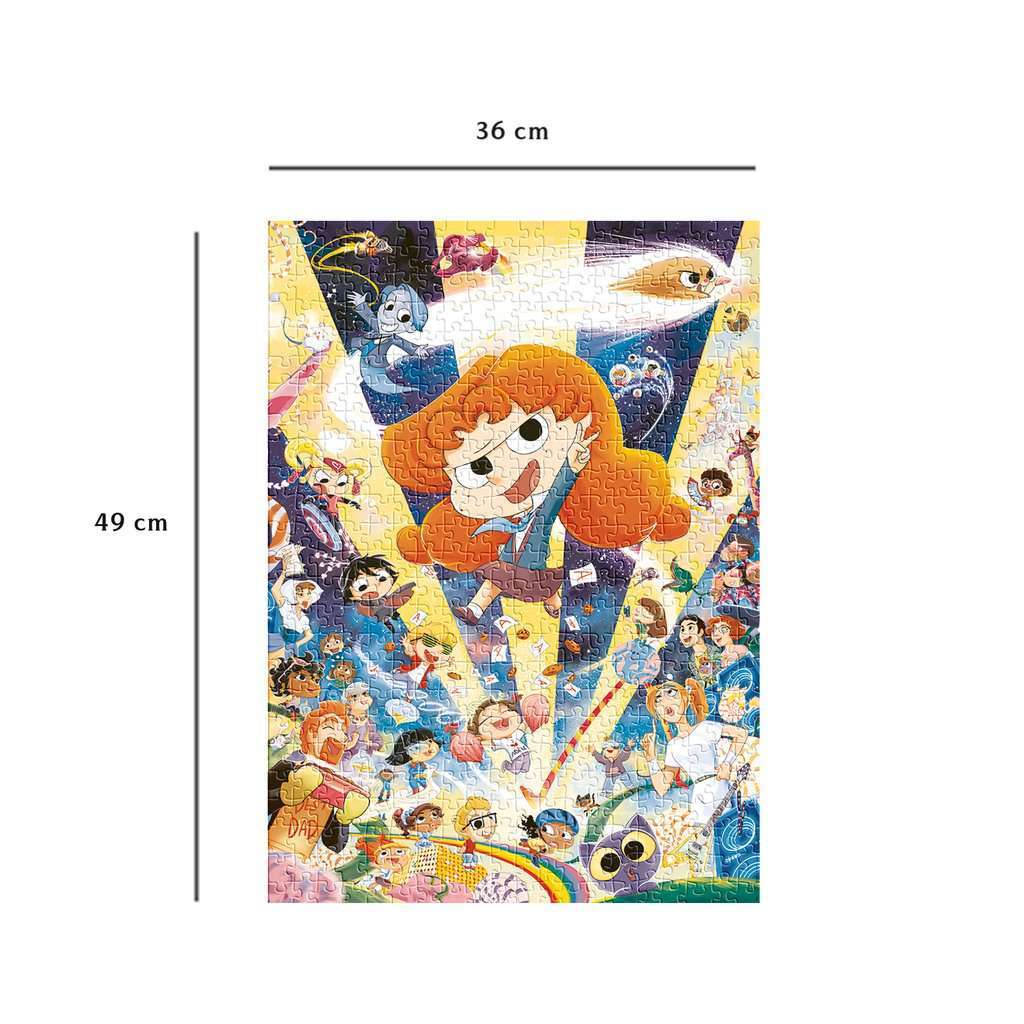 4005556878208 - Puzzle n aus 500 Teilen vives les bizarres! mortelle adèle Ravensburger