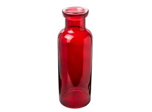 4005632340452 - Vase EDGE BOTTLE (DH 9x26 cm) DH 9x26 cm rot Blumenvase Blumengefäß