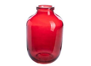 4005632340575 - Vase EDGE FAT BOTTLE (DH 1650x28 cm) DH 1650x28 cm rot Blumenvase Blumengefäß