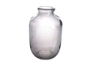 4005632341817 - Vase EDGE FAT BOTTLE (DH 1450x26 cm) DH 1450x26 cm grau Blumenvase Blumengefäß