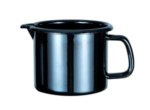 4005643255141 - Milchtopf Profi-Black-Star Stahl-Emaille (1-tlg) 15 Liter Induktion schwarz