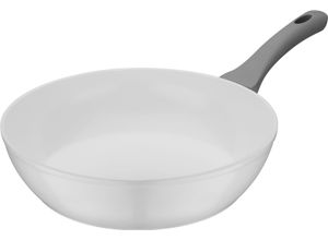 4005643461672 - Schmorpfanne Fiona Pfannen Gr Ø 28 cm + Höhe 73 cm weiß Schmorpfannen mit Softtouch-Griff kratzfeste ILAG CERAMICVeredelung Induktion