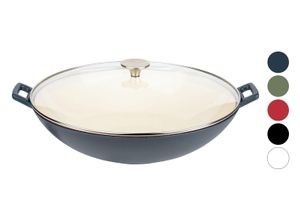 4005643718813 - Gusseisen Wok Ã 36 cm (weiÃ) - B-Ware sehr gut