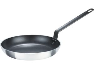 4005643860758 - Bratpfanne Gastro Lyoner Alu Pfannen Gr Ø 28 cm + Höhe 45 cm silberfarben (silber) Bratpfannen Gastro-Qualität Teflon Select Antihaft-Versiegelung Induktion