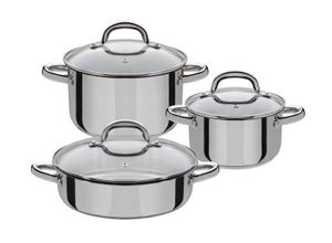 4005643990295 - Topf-Set Â»MontrealÂ« Edelstahl in 6 Set-Varianten (6-teilig) - B-Ware sehr gut