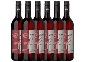 4005670251109 - Lauffener Schwarz Rot Schwarzriesling QbA lieblich 075l - 6er Karton