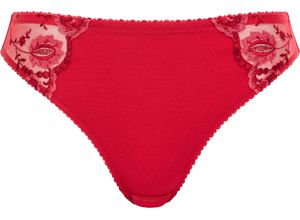 4005693217373 - CONTURELLE felina Provence Midislip floral Stickerei für Damen rot 42