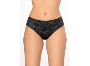 4005693412433 - felina Vision Bloom Slip Blumen-Print Zierschleife für Damen schwarz 44