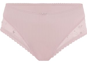 4005693460540 - CONTURELLE felina Mille Fleurs Slip Streifen-Look Spitze für Damen rosa 38