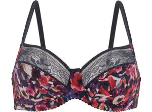 4005693460922 - CONTURELLE felina Art Floral Bügel-BH Spitze floral für Damen blau 95E